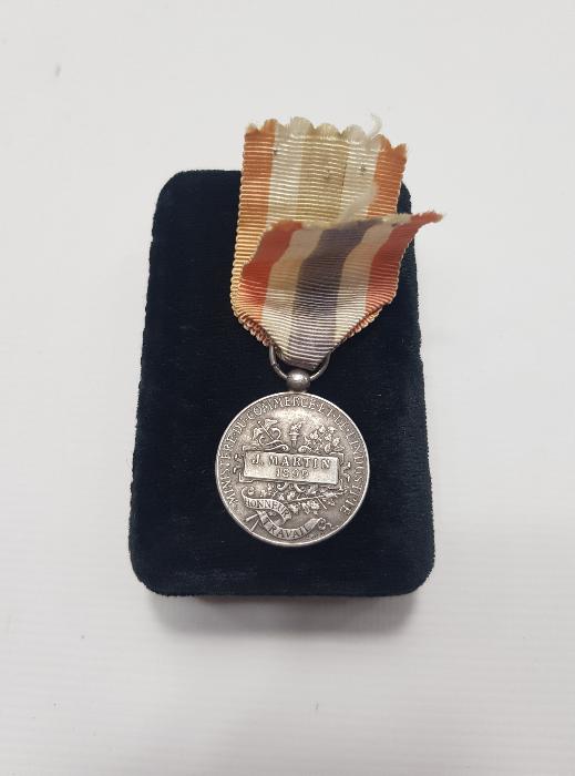 1899 TARİHLİ GÜMÜŞ FRANSIZ ENDÜSTRİ MADALYASI 