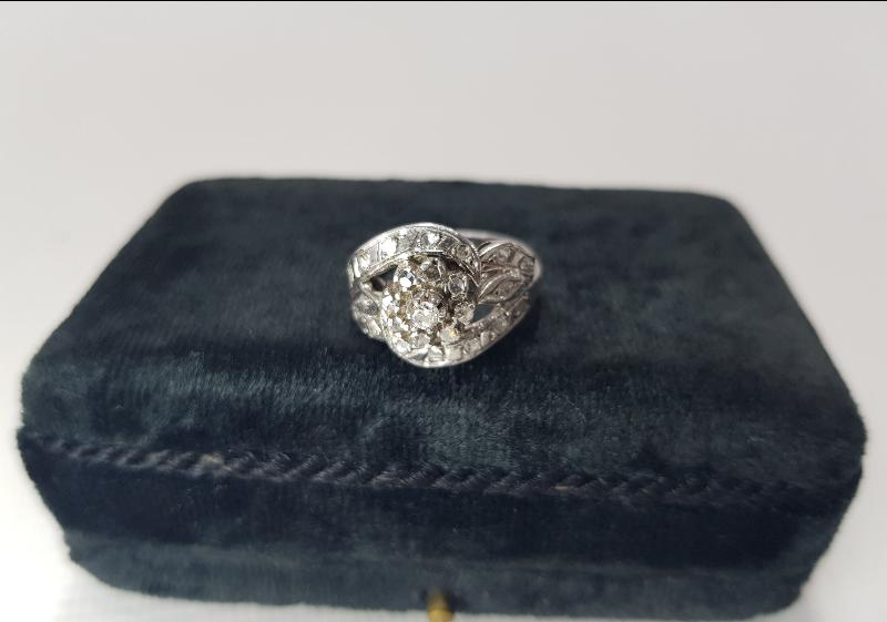 ANTİKA PIRLANTA YÜZÜK 