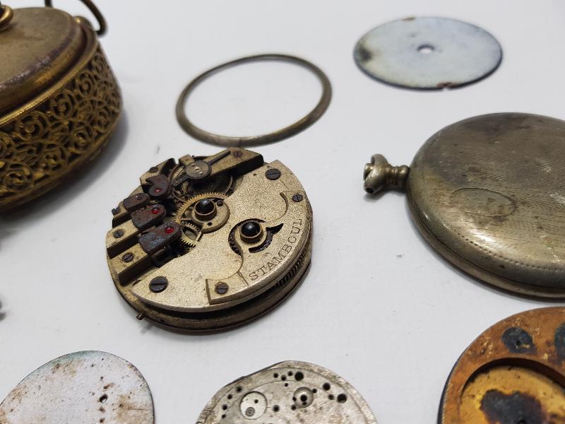 ANTİKA SAAT PARÇALARI LOTU 