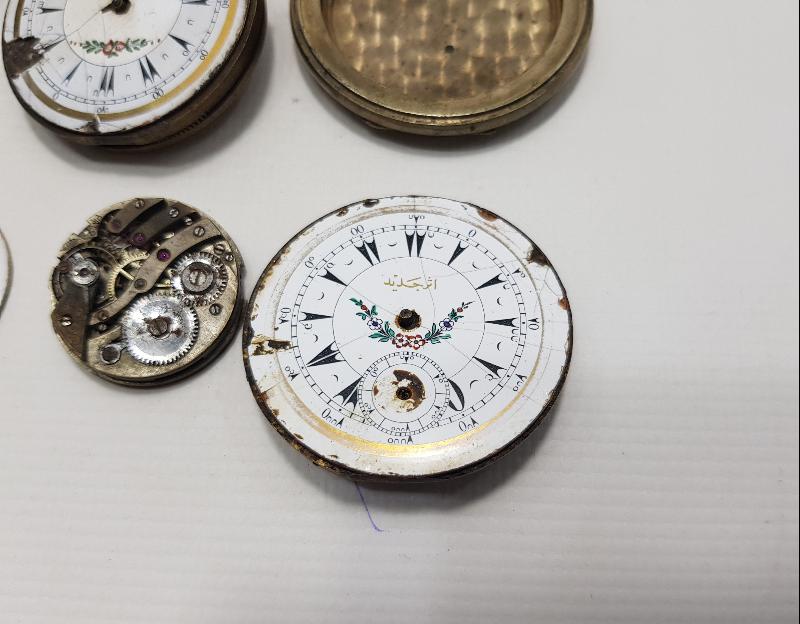 ANTİKA SAAT PARÇALARI LOTU 