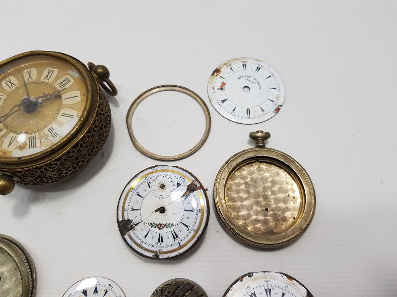 ANTİKA SAAT PARÇALARI LOTU 