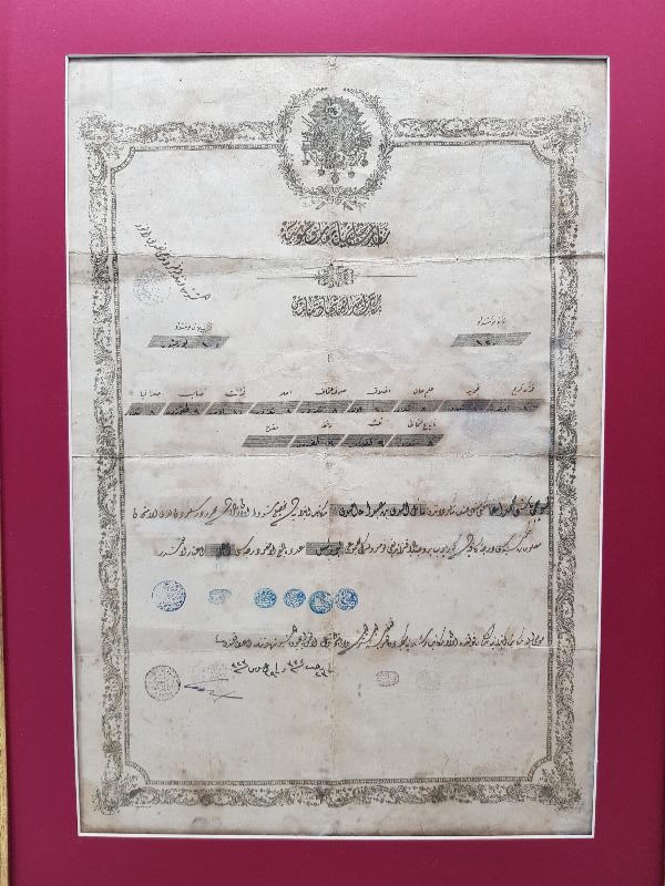 ÇERÇEVESİNDE OSMANLI DÖNEMİ DİPLOMA