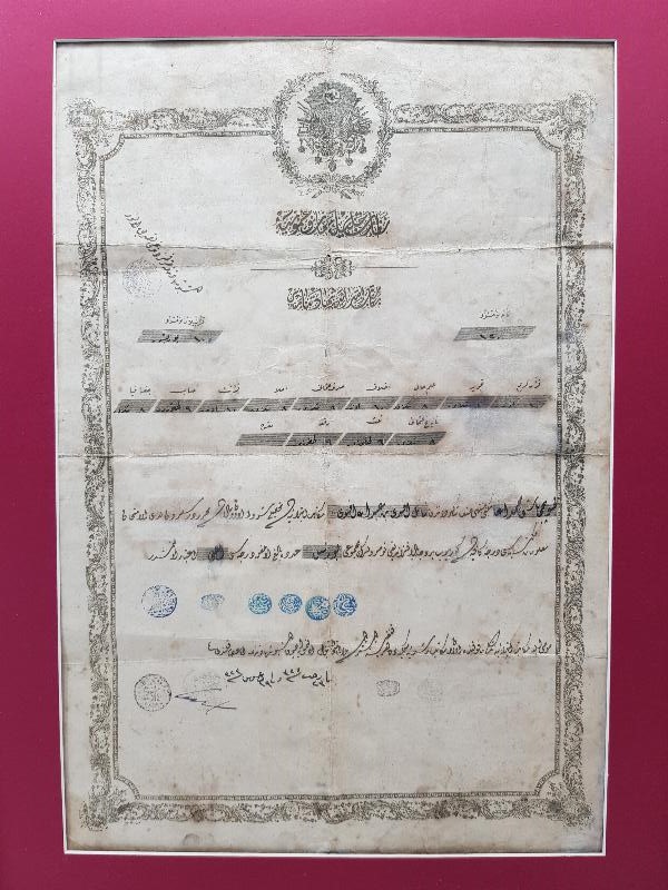 ÇERÇEVESİNDE OSMANLI DÖNEMİ DİPLOMA