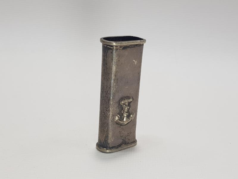 DENİZ ÇAPALI GÜMÜŞ ÇAKMAK KUTUSU