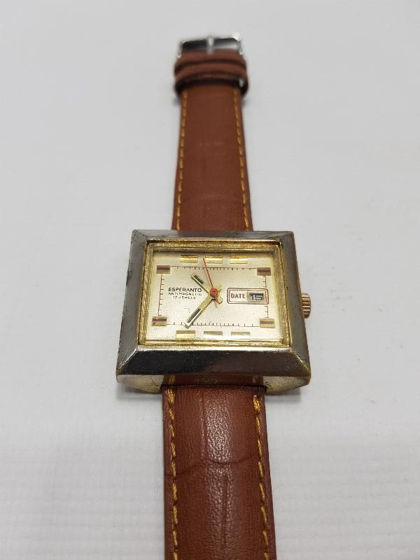 ESPERANTO MARKA TAKVİMLİ KURMALI SAAT