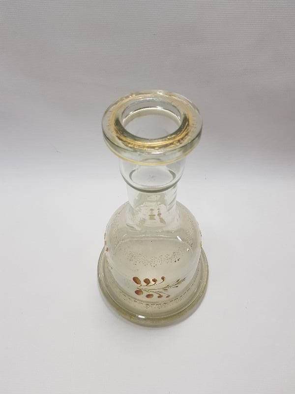 OSMANLI DÖNEMİ MİNELİ BEYKOZ NARGİLE ŞİŞESİ