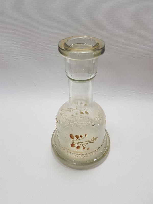 OSMANLI DÖNEMİ MİNELİ BEYKOZ NARGİLE ŞİŞESİ