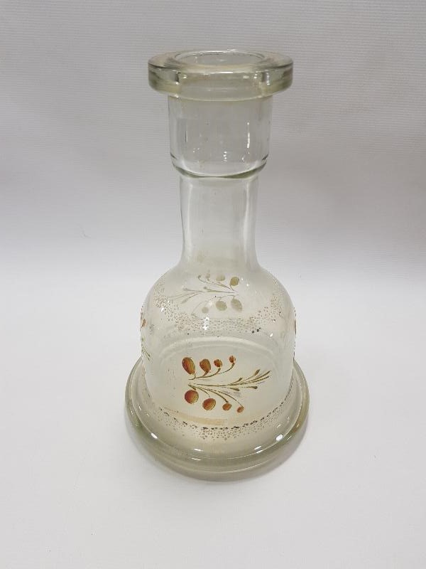 OSMANLI DÖNEMİ MİNELİ BEYKOZ NARGİLE ŞİŞESİ