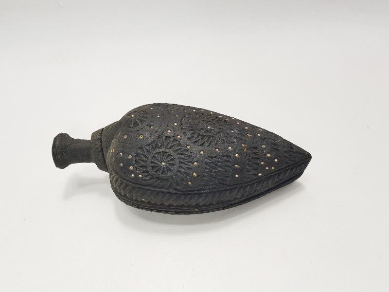 OSMANLI DÖNEMİ AHŞAP BARUTLUK 