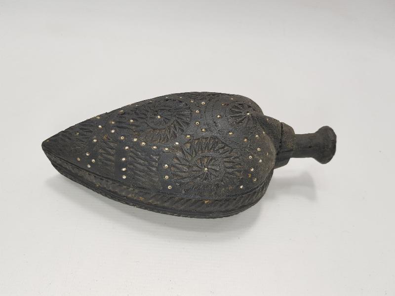 OSMANLI DÖNEMİ AHŞAP BARUTLUK 