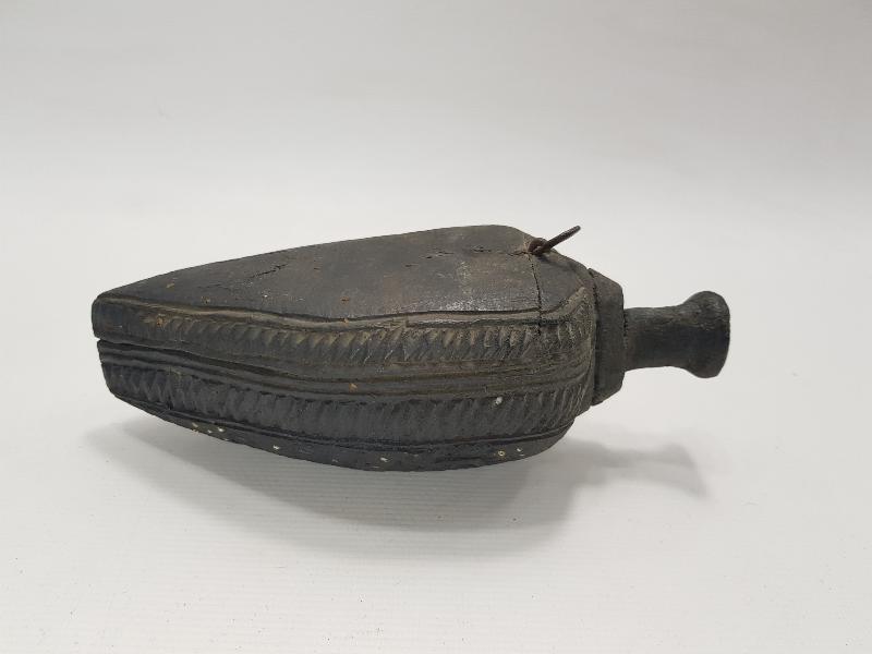 OSMANLI DÖNEMİ AHŞAP BARUTLUK 