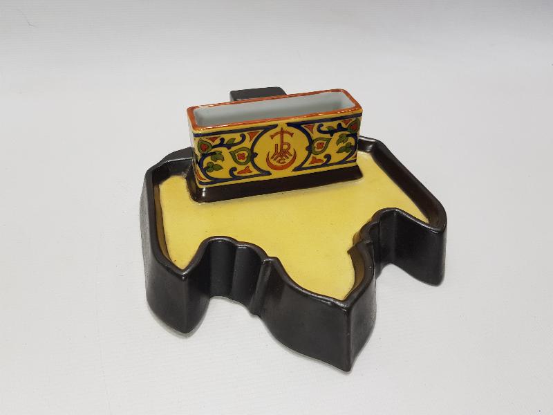 OSMANLI DÖNEMİ CONSTANTINOPLE DAMGALI TURMAC PORSELEN KALEMLİK