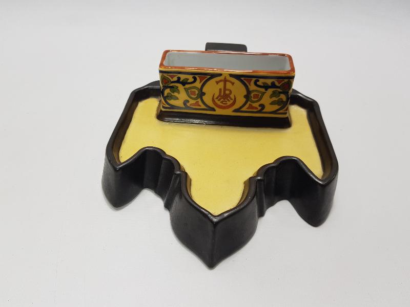 OSMANLI DÖNEMİ CONSTANTINOPLE DAMGALI TURMAC PORSELEN KALEMLİK