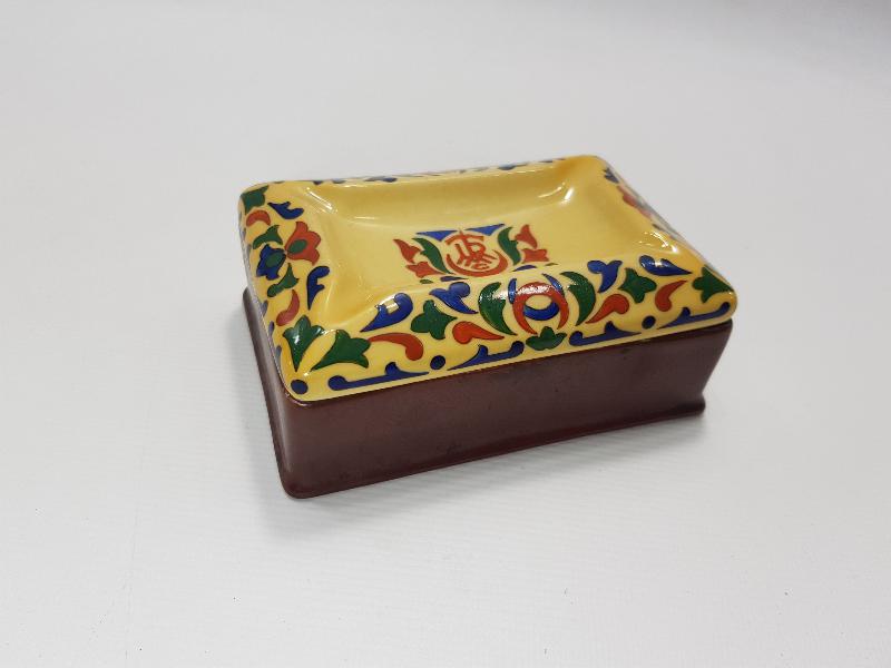 OSMANLI DÖNEMİ CONSTANTINOPLE DAMGALI TURMAC PORSELEN SİGARA KUTUSU