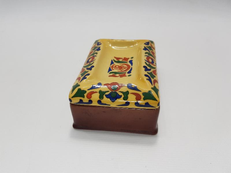 OSMANLI DÖNEMİ CONSTANTINOPLE DAMGALI TURMAC PORSELEN SİGARA KUTUSU