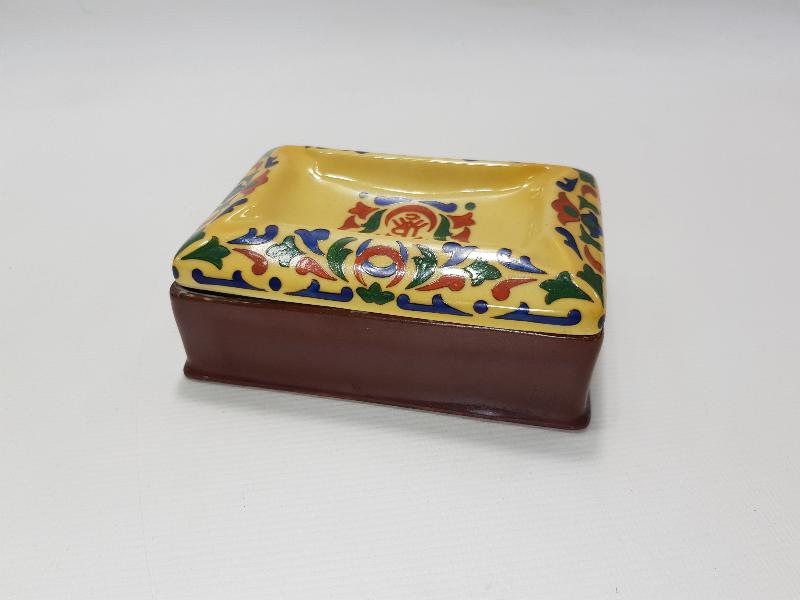 OSMANLI DÖNEMİ CONSTANTINOPLE DAMGALI TURMAC PORSELEN SİGARA KUTUSU