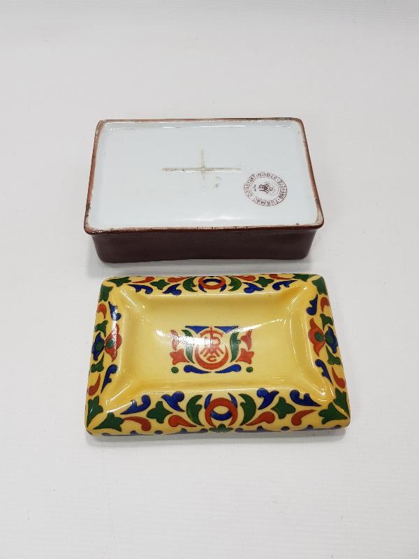 OSMANLI DÖNEMİ CONSTANTINOPLE DAMGALI TURMAC PORSELEN SİGARA KUTUSU