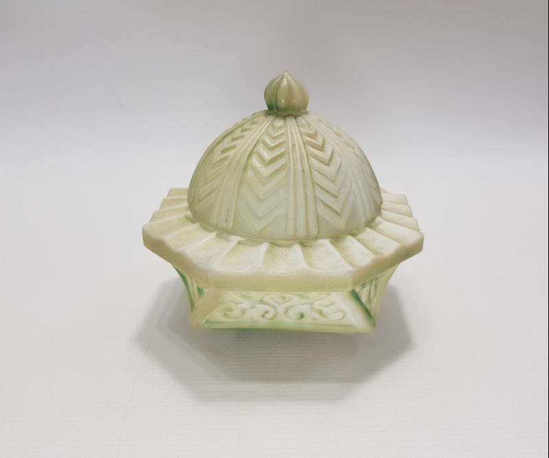 OSMANLI DÖNEMİ TEKKE İŞİ KUBBE FORMLU OPAL ŞEKERLİK 