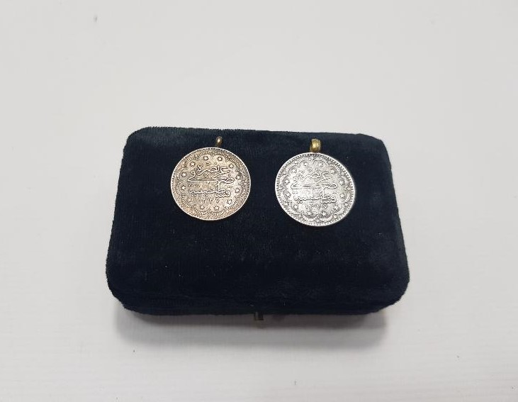 OSMANLI SULTAN MEHMED REŞAD HAN DÖNEMİ İKİ ADET GÜMÜŞ 5 KURUŞ