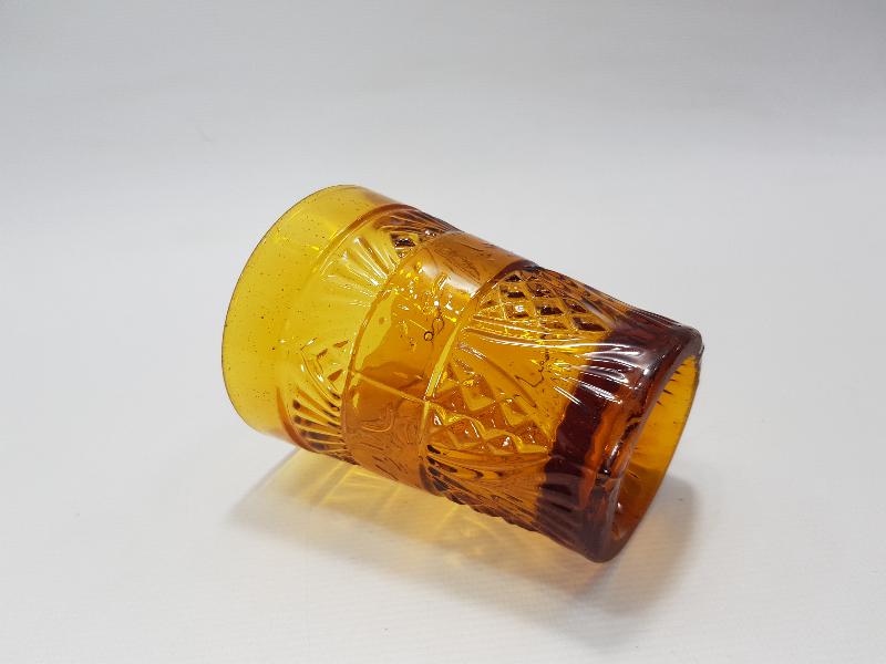 OSMANLICA AFİYET OLSUN EFENDİM YAZILI CAM BARDAK