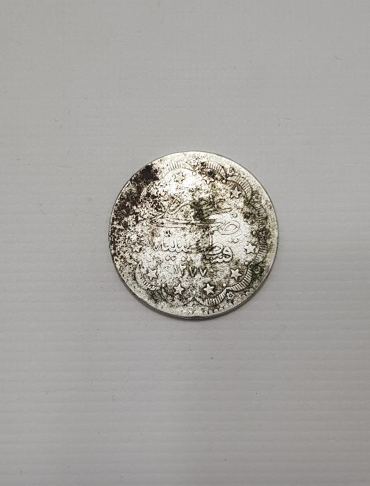 SULTAN ABDÜLAZİZ DÖNEMİ GÜMÜŞ 20 KURUŞ MECİDİYE