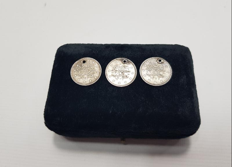 SULTAN ABDÜLHAMİD HAN DÖNEMİ 3 ADET GÜMÜŞ 2 KURUŞ 