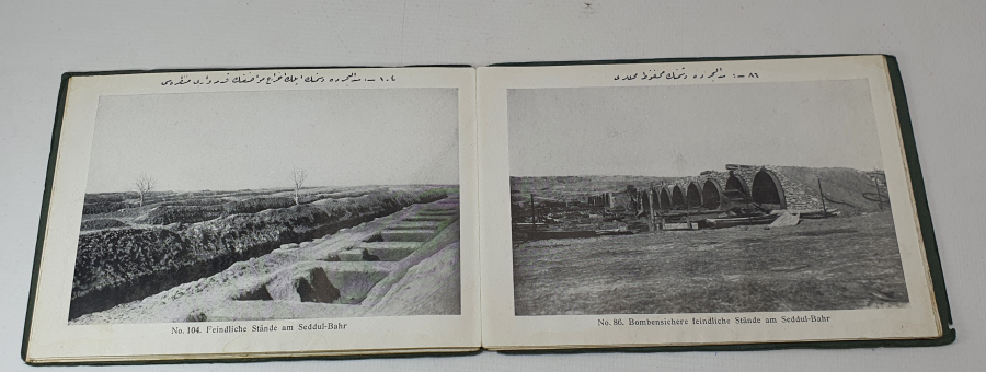 ÇANAKKALE CEPHESİ GÖRSELLERİ BULUNAN NADİR OSMANLI DÖNEMİ ALBÜM