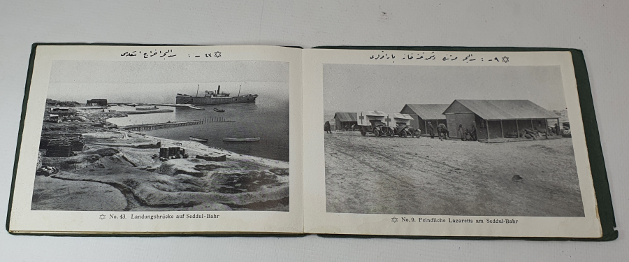 ÇANAKKALE CEPHESİ GÖRSELLERİ BULUNAN NADİR OSMANLI DÖNEMİ ALBÜM