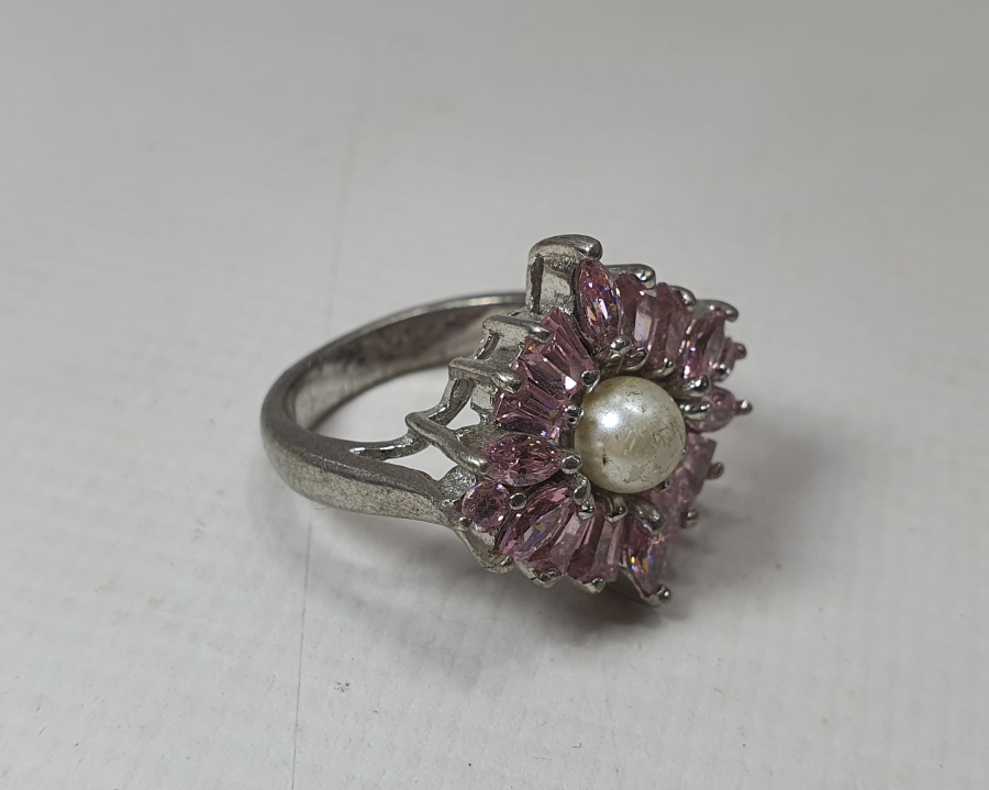 İNCİLİ BAYAN GÜMÜŞ YÜZÜK