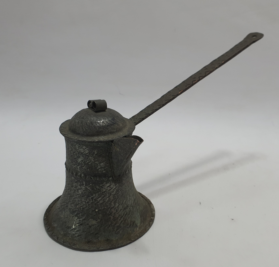 OSMANLI DÖNEMİ İŞLEMELİ KAHVE CEZVESİ