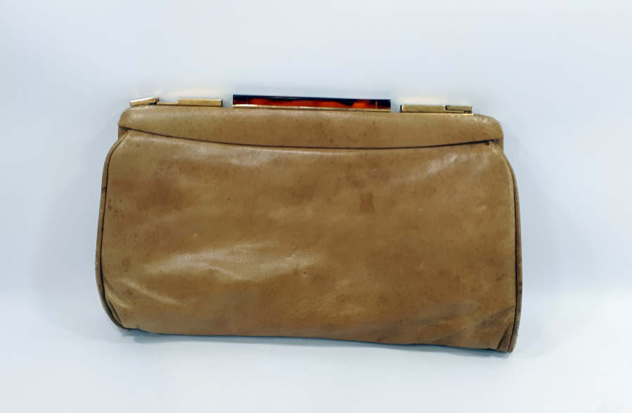 ÜST KISMI BAĞADAN MAMUL VİNTAGE BAYAN ÇANTASI