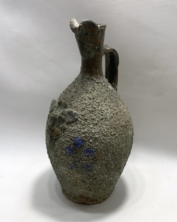 ANTİKA ÇANAKKALE İŞİ KUMLU TESTİ