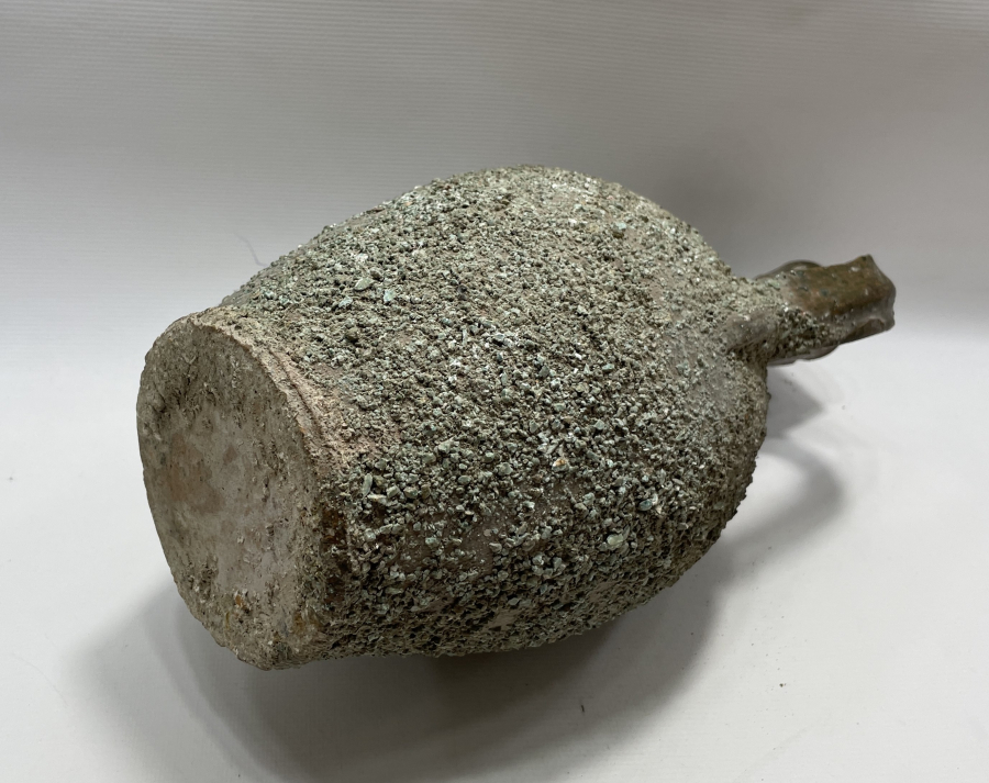 ANTİKA ÇANAKKALE İŞİ KUMLU TESTİ