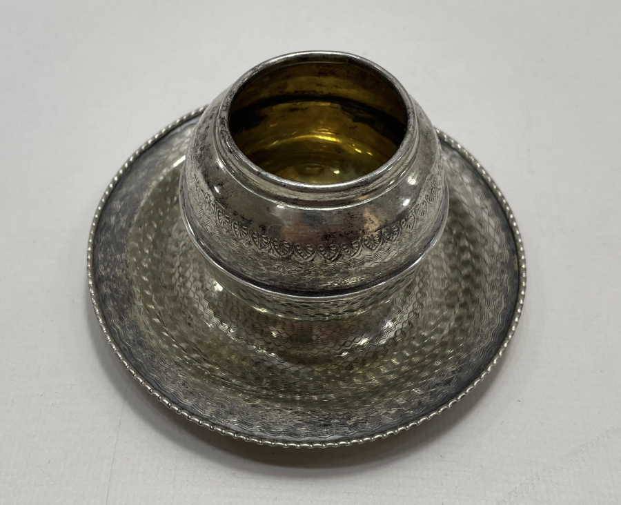 AZNAVUR İŞÇİLİKLİ ANTİKA GÜMÜŞ HOKKA