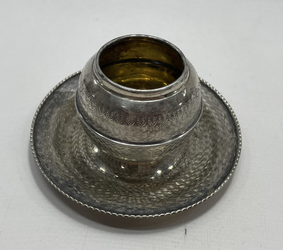 AZNAVUR İŞÇİLİKLİ ANTİKA GÜMÜŞ HOKKA