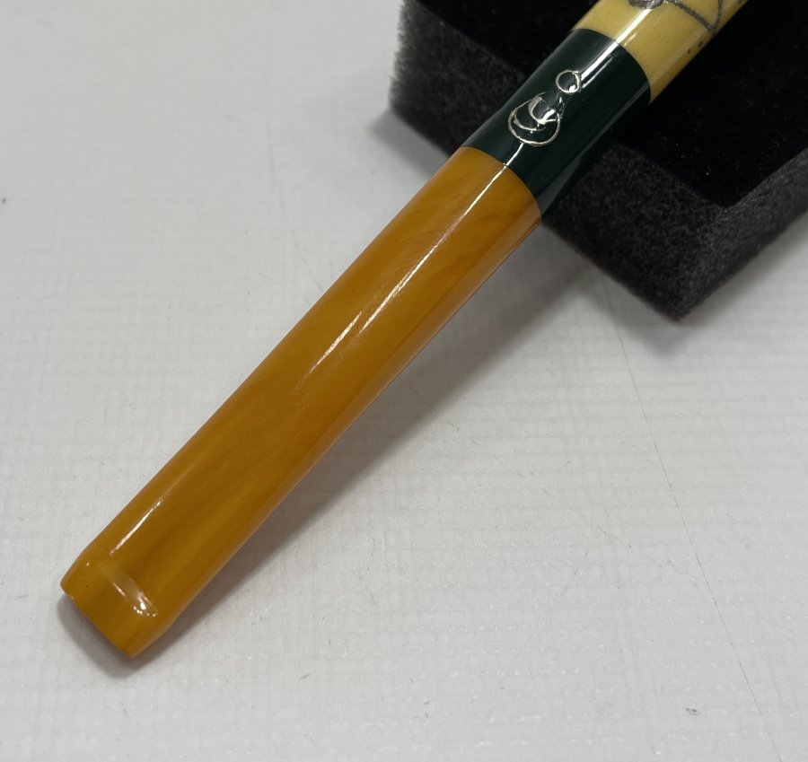 OSMANLI DÖNEMİ AFYON İŞİ ÜZERİ OSMANLICA YAZILI SİGARA AĞIZLIĞI