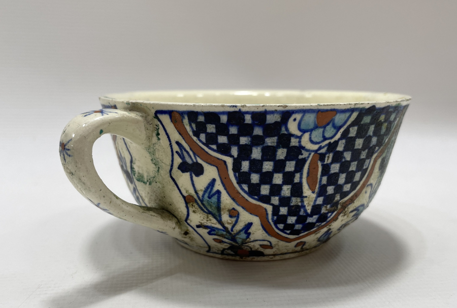 OSMANLI DÖNEMİ ÇOK NADİR KÜTAHYA İŞİ DALDIRMA