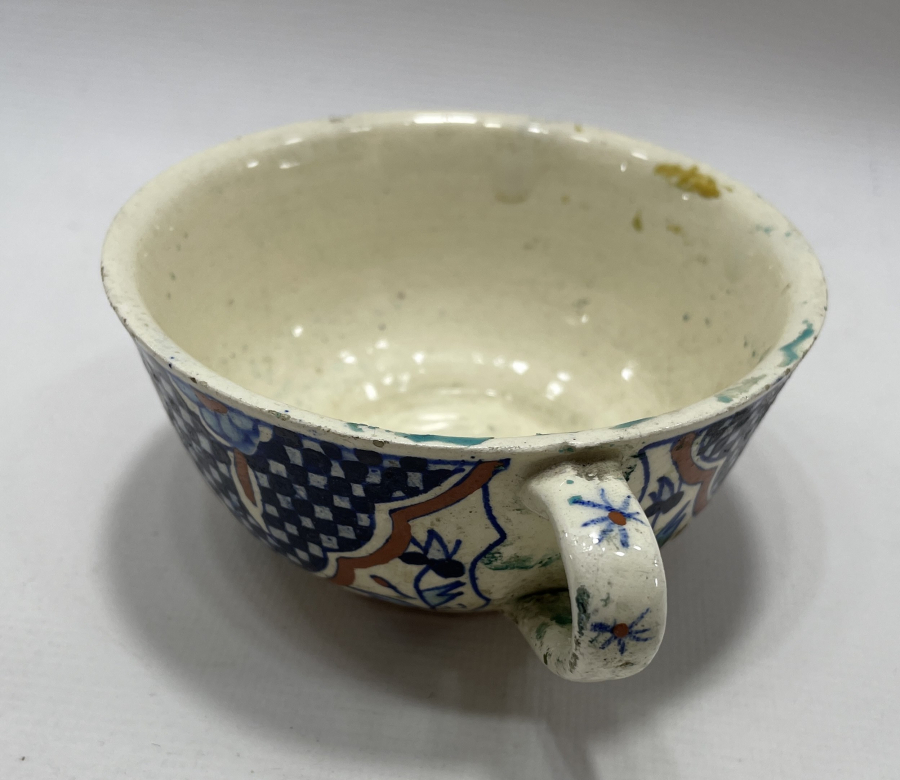 OSMANLI DÖNEMİ ÇOK NADİR KÜTAHYA İŞİ DALDIRMA