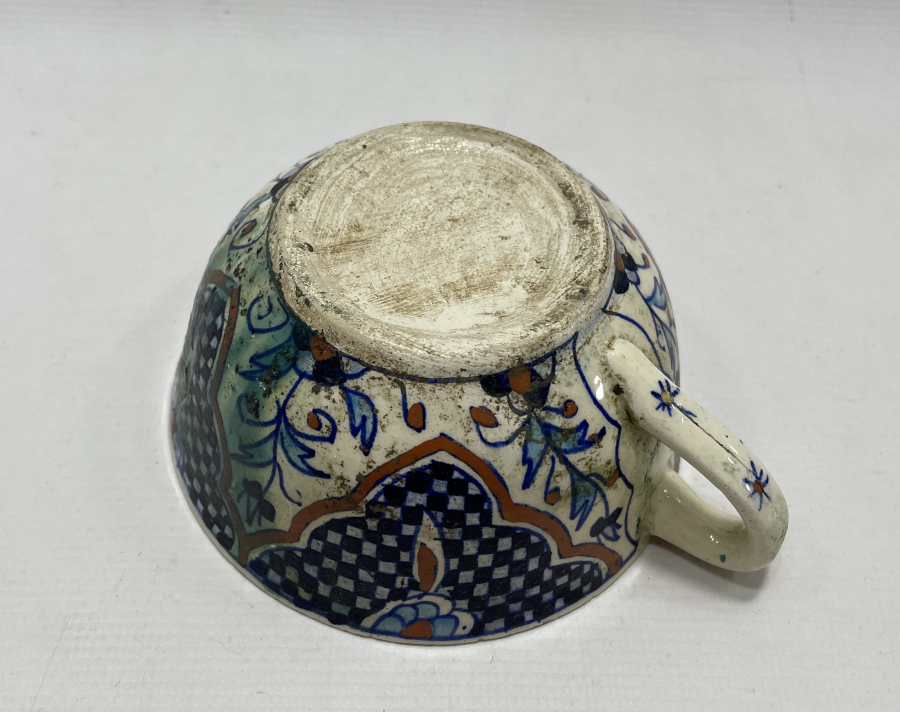 OSMANLI DÖNEMİ ÇOK NADİR KÜTAHYA İŞİ DALDIRMA