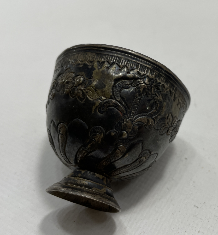 OSMANLI DÖNEMİ ESERİ İSTANBUL GÜMÜŞ FİNCAN ZARFI