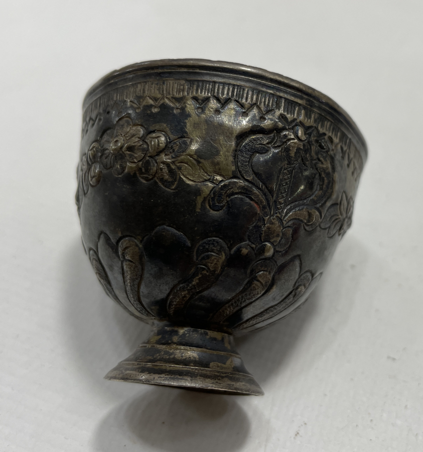 OSMANLI DÖNEMİ ESERİ İSTANBUL GÜMÜŞ FİNCAN ZARFI