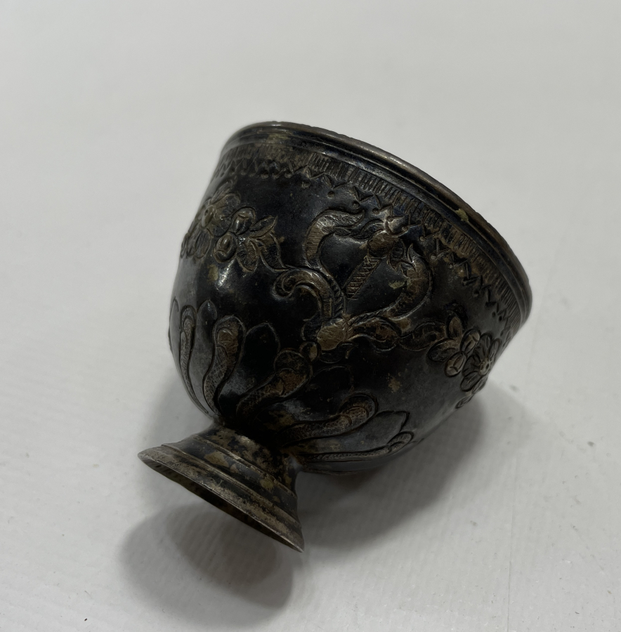 OSMANLI DÖNEMİ ESERİ İSTANBUL GÜMÜŞ FİNCAN ZARFI