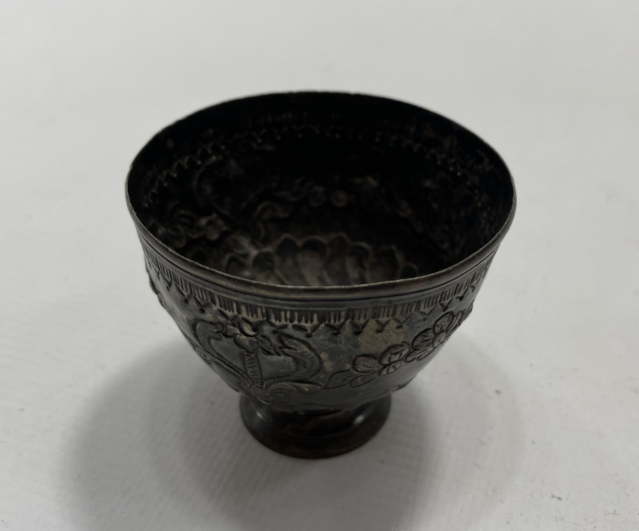 OSMANLI DÖNEMİ ESERİ İSTANBUL GÜMÜŞ FİNCAN ZARFI