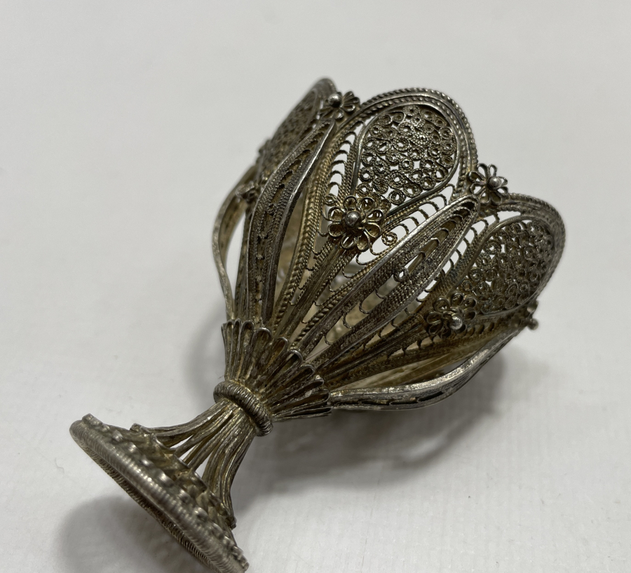 OSMANLI DÖNEMİ GÜVERSE VE TELKARİ İŞÇİLİKLİ ÇOK NADİR FİNCAN ZARFI