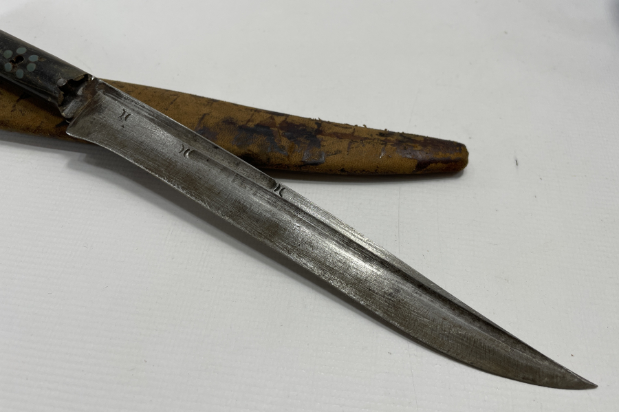 OSMANLI DÖNEMİ KARADENİZ İŞİ YILAN DİLLİ KAMA