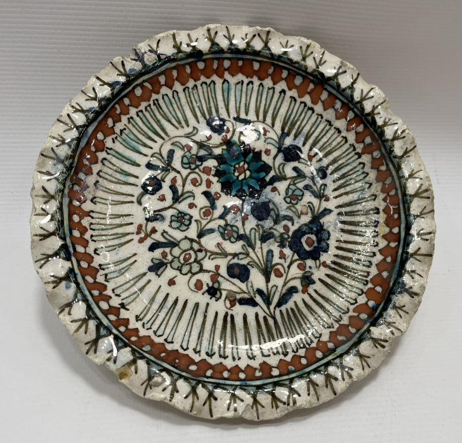 OSMANLI DÖNEMİ KÜTAHYA İŞİ KARANFİLLİ İFTARİYELİK