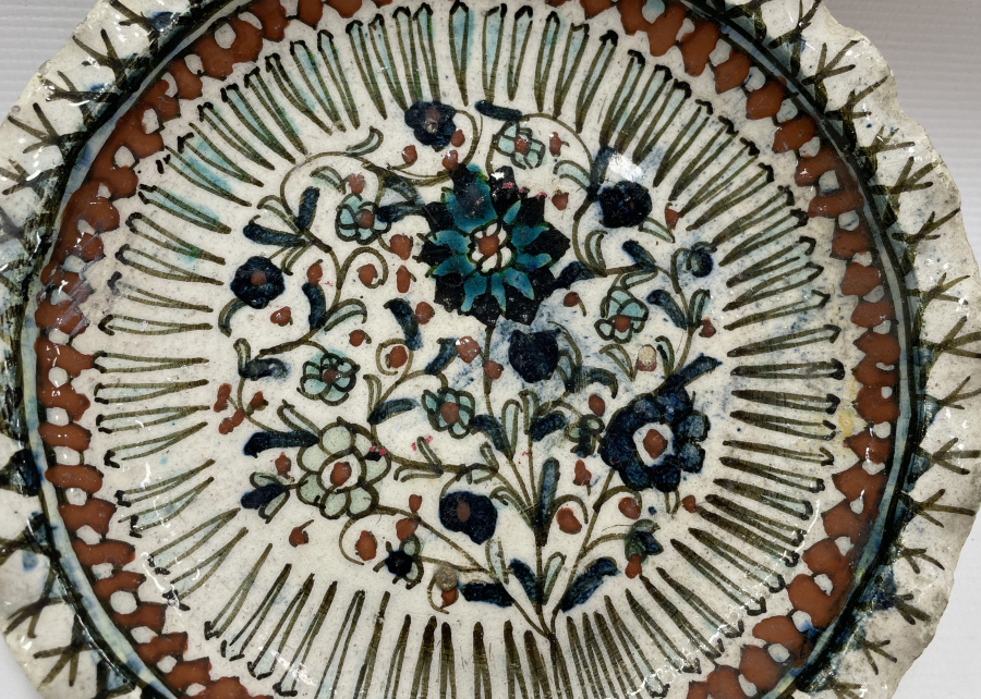 OSMANLI DÖNEMİ KÜTAHYA İŞİ KARANFİLLİ İFTARİYELİK