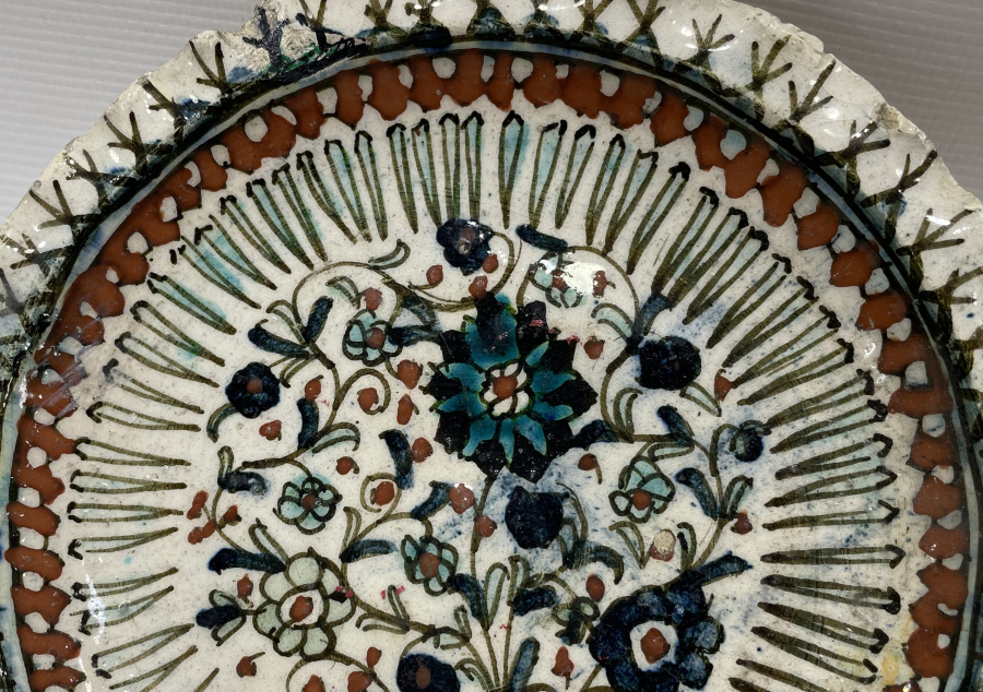 OSMANLI DÖNEMİ KÜTAHYA İŞİ KARANFİLLİ İFTARİYELİK