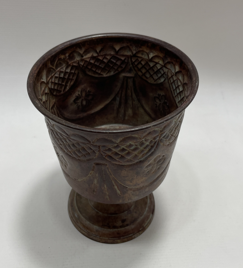 OSMANLI DÖNEMİ RUM İŞİ KİLİSE KUTSAL ŞARAP KADEHİ