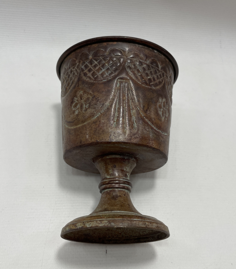 OSMANLI DÖNEMİ RUM İŞİ KİLİSE KUTSAL ŞARAP KADEHİ